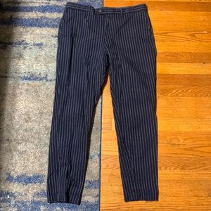 Banana republic pin striped boat pants